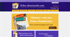 Desktop Screenshot of fiches-dominicales.com